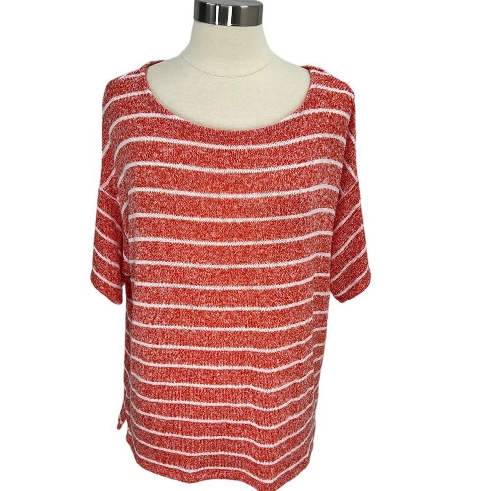 CHAUS Striped Shirt SZ Large